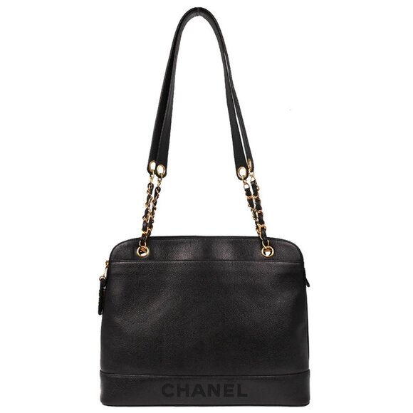 Chanel Black Calfskin Tote Shoulder Bag XX92207 - Picture 1 of 11